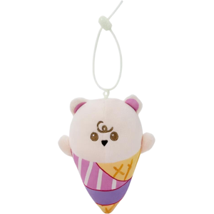 Porte-clés en peluche YS Dessert A - Violet - 12 cm - Publicité Porte-clés en peluche YS Dessert A - Violet - 12 cm - Publicité