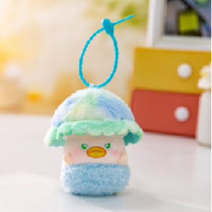 Porte-clés en peluche YS, canard champignon, coloris assorti, 11 cm - Publicité Porte-clés en peluche YS, canard champignon, coloris assorti, 11 cm - Publicité