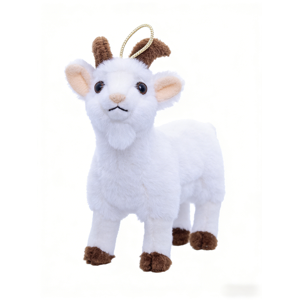 Porte-clés en peluche petit bouc 16 cm (Modèle aléatoire) - Publicité Porte-clés en peluche petit bouc 16 cm (Modèle aléatoire) - Publicité