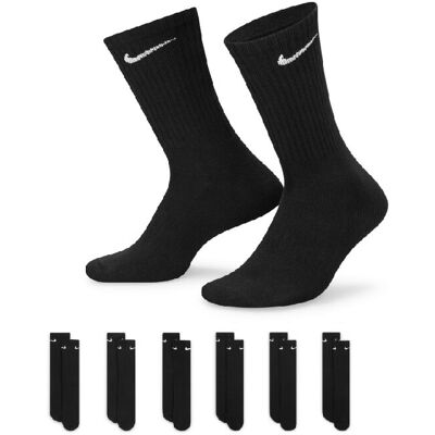 Nike Chaussettes de training à coussin 6 paires Noir L - Publicité Nike Chaussettes de training à coussin 6 paires Noir L - Publicité