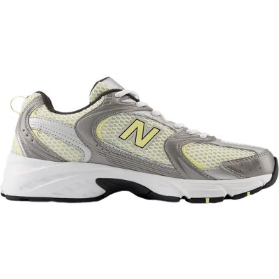 NEW BALANCE 530 Argent/Jaune métallisé 36 - Publicité NEW BALANCE 530 Argent/Jaune métallisé 36 - Publicité