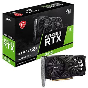 MSI GeForce RTX 3050 VENTUS 2X E 6G OC Carte graphique - 6 Go - Publicité MSI GeForce RTX 3050 VENTUS 2X E 6G OC Carte graphique - 6 Go - Publicité