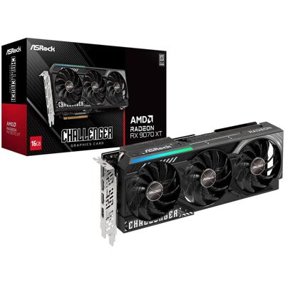 ASRock AMD Radeon RX 9070 XT Challenger 16 Go - Publicité ASRock AMD Radeon RX 9070 XT Challenger 16 Go - Publicité