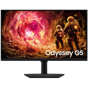 Samsung Odyssey G5 G50F 27" QHD 2560 x 1440 180 Hz Fast IPS 1 ms AMD FreeSync Premium - Publicité Samsung Odyssey G5 G50F 27" QHD 2560 x 1440 180 Hz Fast IPS 1 ms AMD FreeSync Premium - Publicité
