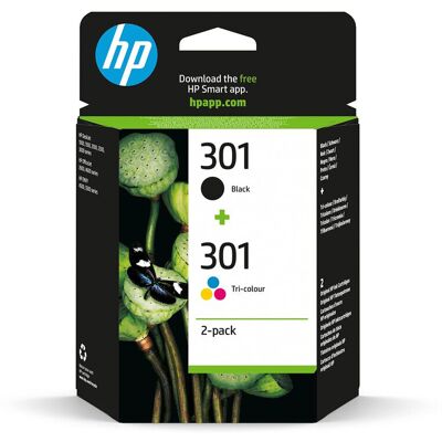HP Lot de 2 cartouches d'encre 301 N9J72AE - Publicité HP Lot de 2 cartouches d'encre 301 N9J72AE - Publicité