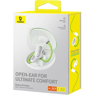 Baseus Eli Sport 1 TWS Écouteurs sans fil - Vert Aurore - Publicité Baseus Eli Sport 1 TWS Écouteurs sans fil - Vert Aurore - Publicité