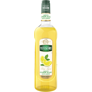 TEISSEIRE Sirop citron acide Jucci - 1 L - Publicité TEISSEIRE Sirop citron acide Jucci - 1 L - Publicité