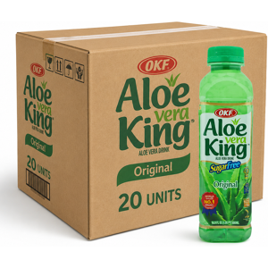 OKF Boisson à l’aloe vera sans sucre - 20 x 500 ml - Publicité OKF Boisson à l’aloe vera sans sucre - 20 x 500 ml - Publicité