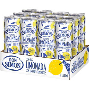 DON SIMON Light Citronnade pétillante - 12 x 33 cl - Publicité DON SIMON Light Citronnade pétillante - 12 x 33 cl - Publicité