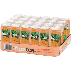 Fuze Tea - Peach - 33 cl - 24-pack - Tea beverage - Publicité Fuze Tea - Peach - 33 cl - 24-pack - Tea beverage - Publicité