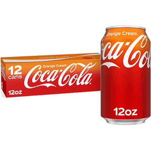 COCA-COLA Orange Cream - 12 x 355 ml - Publicité COCA-COLA Orange Cream - 12 x 355 ml - Publicité