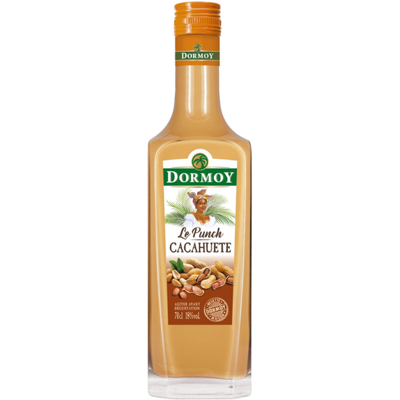 DORMOY Punch cacahuète 18° - 70 cl - Publicité DORMOY Punch cacahuète 18° - 70 cl - Publicité