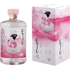 ETSU Gin au sakura 43 % - 70 cl - Publicité ETSU Gin au sakura 43 % - 70 cl - Publicité