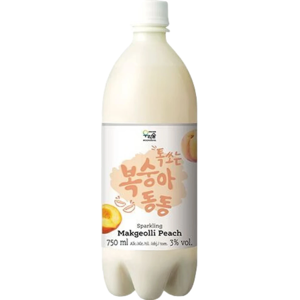 OLIVE YOUNG MAKGEOLLI Vin de riz saveur pêche 3 % Alc. - 750 ml - Publicité OLIVE YOUNG MAKGEOLLI Vin de riz saveur pêche 3 % Alc. - 750 ml - Publicité
