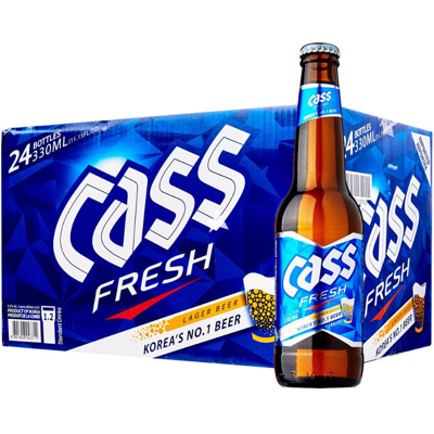Cass Bière Fresh - 24 x 330 ml - Publicité Cass Bière Fresh - 24 x 330 ml - Publicité