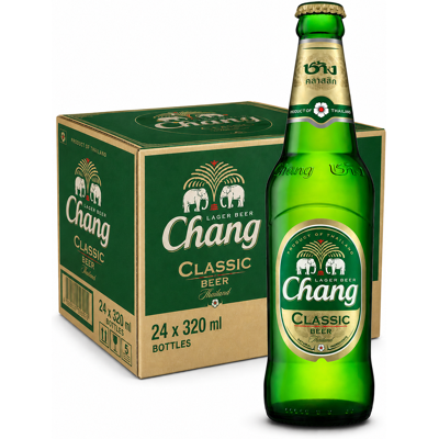 Chang Bière 5 % 24 bouteilles x 320 ml - Publicité Chang Bière 5 % 24 bouteilles x 320 ml - Publicité