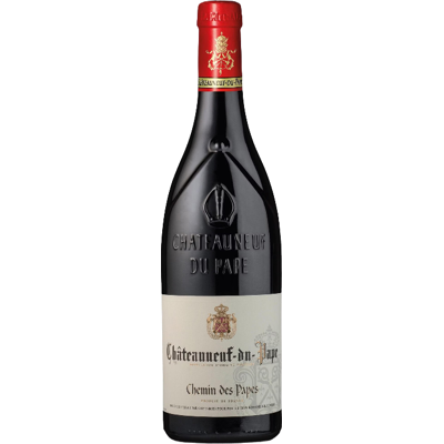 CHEMIN DES PAPES AOP Châteauneuf-du-Pape - 75 cl - Publicité CHEMIN DES PAPES AOP Châteauneuf-du-Pape - 75 cl - Publicité