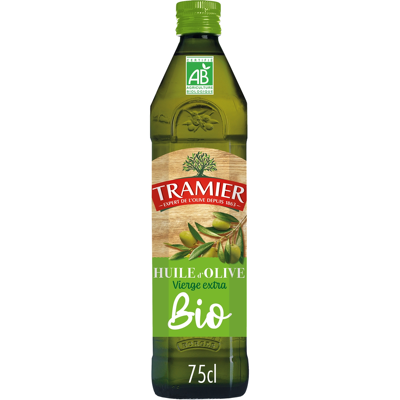 TRAMIER huile d'olive vierge extra bio 75cl - Publicité TRAMIER huile d'olive vierge extra bio 75cl - Publicité