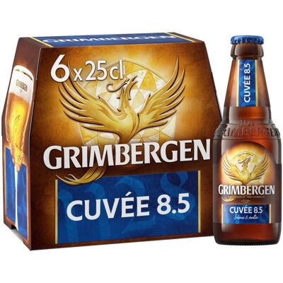 GRIMBERGEN Bière d'abbaye Cuvée 8,5° 6x25cl - Publicité GRIMBERGEN Bière d'abbaye Cuvée 8,5° 6x25cl - Publicité