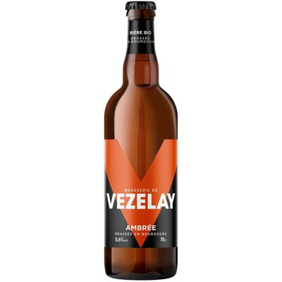 VEZELAY biere amb, bio 75cl - Publicité VEZELAY biere amb, bio 75cl - Publicité