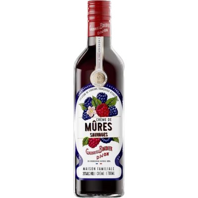 GABRIEL BOUDIER DIJON BOUDIER Crème de Mûres 20% 70cl - Publicité GABRIEL BOUDIER DIJON BOUDIER Crème de Mûres 20% 70cl - Publicité