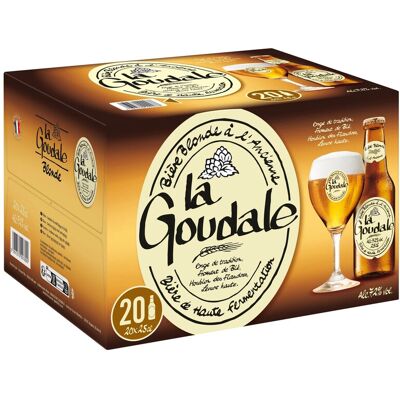La Goudale Bière blonde à l'ancienne 7,2 % - 20 x 25 cl - Publicité La Goudale Bière blonde à l'ancienne 7,2 % - 20 x 25 cl - Publicité