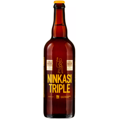NINKASI Bière Triple 8,4 % - 75 cl - Publicité NINKASI Bière Triple 8,4 % - 75 cl - Publicité