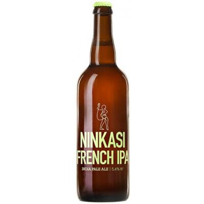 NINKASI Bière French IPA 5,4 % - 75 cl - Publicité NINKASI Bière French IPA 5,4 % - 75 cl - Publicité