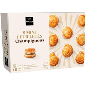 ERHARD Mini burgers feuilletés aux champignons x8 - 110 g - Publicité ERHARD Mini burgers feuilletés aux champignons x8 - 110 g - Publicité