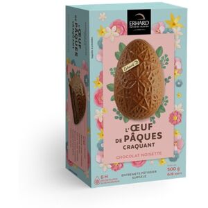 ERHARD Œuf de Pâques Chocolat Noisettes - 500 g - Publicité ERHARD Œuf de Pâques Chocolat Noisettes - 500 g - Publicité