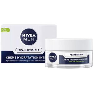 Nivea Men Sensitive Crème Visage - Hydrate la peau 48h - Publicité Nivea Men Sensitive Crème Visage - Hydrate la peau 48h - Publicité