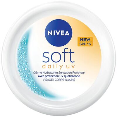 NIVEA Soft Crème Hydratante SPF 15 Pot 200 ml - Publicité NIVEA Soft Crème Hydratante SPF 15 Pot 200 ml - Publicité