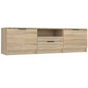 vidaXL Meuble TV 140 x 35 x 40 cm en Bois d'Ingénierie - Chêne Sonoma - Publicité vidaXL Meuble TV 140 x 35 x 40 cm en Bois d'Ingénierie - Chêne Sonoma - Publicité