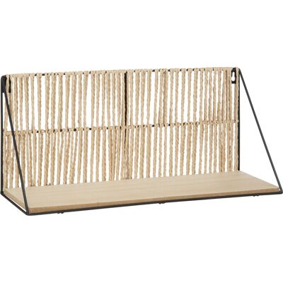 Atmosphera Étagère Sofia en corde et métal - 48 x 21 cm - Publicité Atmosphera Étagère Sofia en corde et métal - 48 x 21 cm - Publicité