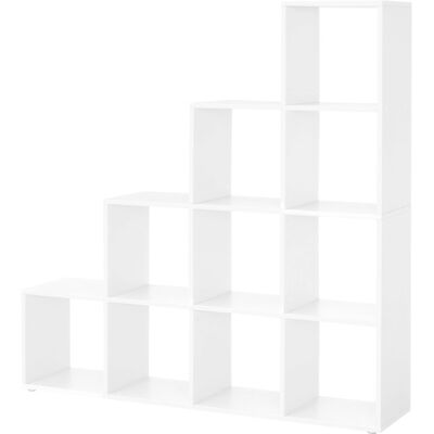 Ochama Bibliothèque ouverte à 10 cubes – Blanc, 129,5 x 27 x 129,5 cm, organiseur polyvalent pour déco, photos & plantes – idéal pour salon, chambre ou bureau à domicile - Publicité Ochama Bibliothèque ouverte à 10 cubes – Blanc, 129,5 x 27 x 129,5 cm, organiseur polyvalent pour déco, photos & plantes – idéal pour salon, chambre ou bureau à domicile - Publicité