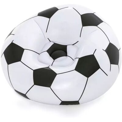 Bestway Fauteuil gonflable en forme de ballon de football pour enfants - 114 x 112 x 71 cm - Publicité Bestway Fauteuil gonflable en forme de ballon de football pour enfants - 114 x 112 x 71 cm - Publicité