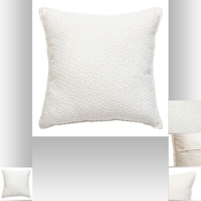 Atmosphera Coussin Soana Ivoire 45 x 45 cm - Publicité Atmosphera Coussin Soana Ivoire 45 x 45 cm - Publicité