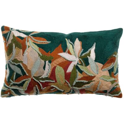 Vivaraise HOUSSE DE COUSSIN BRODE ALINA PETROLE - Publicité Vivaraise HOUSSE DE COUSSIN BRODE ALINA PETROLE - Publicité
