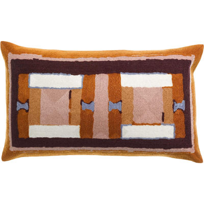 Vivaraise HOUSSE DE COUSSIN BRODE TAHO CUIVRE - Publicité Vivaraise HOUSSE DE COUSSIN BRODE TAHO CUIVRE - Publicité