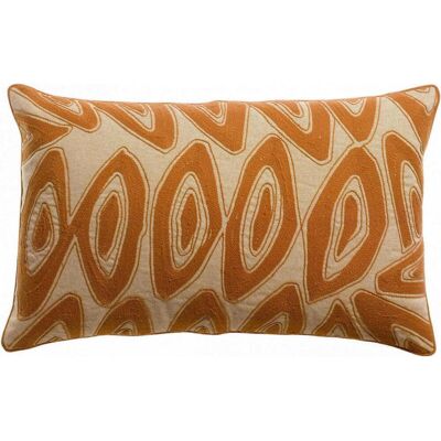 Vivaraise HOUSSE DE COUSSIN BRODE LEYA CUIVRE - Publicité Vivaraise HOUSSE DE COUSSIN BRODE LEYA CUIVRE - Publicité