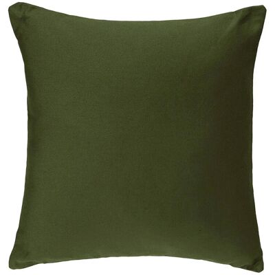 Atmosphera Coussin déhoussable vert kaki - 38 x 38 cm - Publicité Atmosphera Coussin déhoussable vert kaki - 38 x 38 cm - Publicité