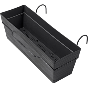 DEROMA Kit Jardinière Save R Anthracite à réserve d'eau 49cm - Publicité DEROMA Kit Jardinière Save R Anthracite à réserve d'eau 49cm - Publicité