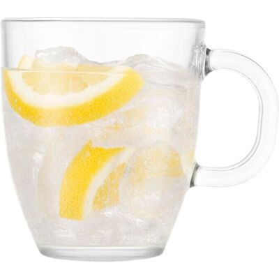 Bodum BISTRO - Lot de 6 tasses à café en verre - 350 ml - Publicité Bodum BISTRO - Lot de 6 tasses à café en verre - 350 ml - Publicité