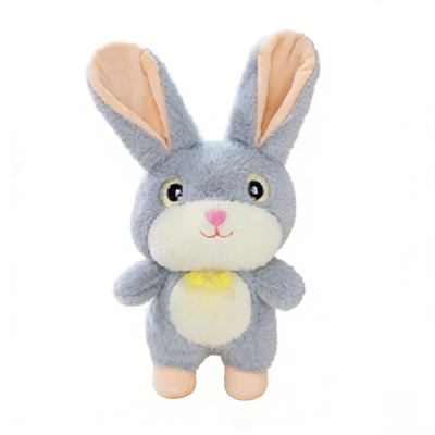 Peluche lapin à nœud papillon en forme de vison 24 cm - Publicité Peluche lapin à nœud papillon en forme de vison 24 cm - Publicité