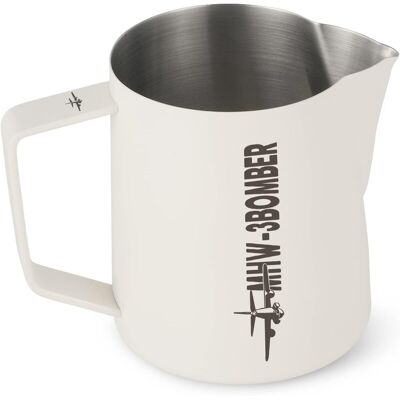 MHW-3BOMBER P5020W 5.0 Pichet à latte art en acier inoxydable blanc - 500 ml - Publicité MHW-3BOMBER P5020W 5.0 Pichet à latte art en acier inoxydable blanc - 500 ml - Publicité