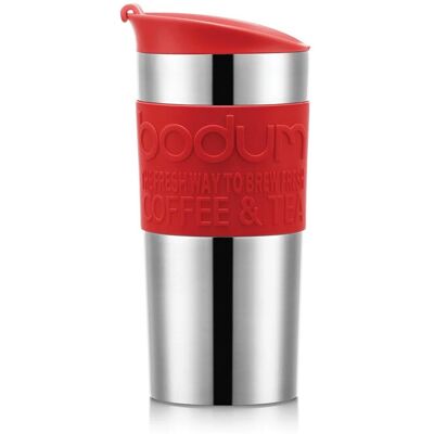BODUM Mug de voyage isotherme 350 ml - Rouge - Publicité BODUM Mug de voyage isotherme 350 ml - Rouge - Publicité