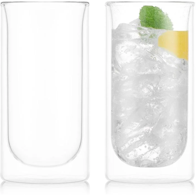 BODUM SKÅL Set de 2 verres à double paroi Gin & Tonic - 280 ml - Publicité BODUM SKÅL Set de 2 verres à double paroi Gin & Tonic - 280 ml - Publicité