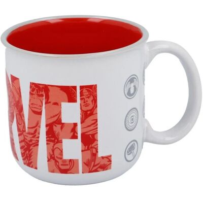 Stor Marvel Breakfast Tasse en céramique blanc - 415 ml - Publicité Stor Marvel Breakfast Tasse en céramique blanc - 415 ml - Publicité
