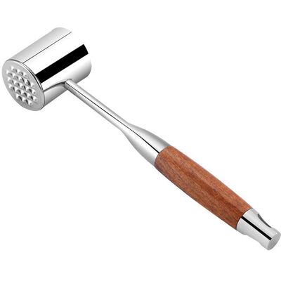 Maxcook MCPJ9454 Attendrisseur de viande en acier inoxydable 304 avec manche en bois - Publicité Maxcook MCPJ9454 Attendrisseur de viande en acier inoxydable 304 avec manche en bois - Publicité
