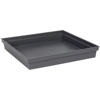 EDA Soucoupe carrée TOSCANE Gris anthracite 40 cm Pour 13648 Dim. 40 x 40 x 5,9 cm - Publicité EDA Soucoupe carrée TOSCANE Gris anthracite 40 cm Pour 13648 Dim. 40 x 40 x 5,9 cm - Publicité